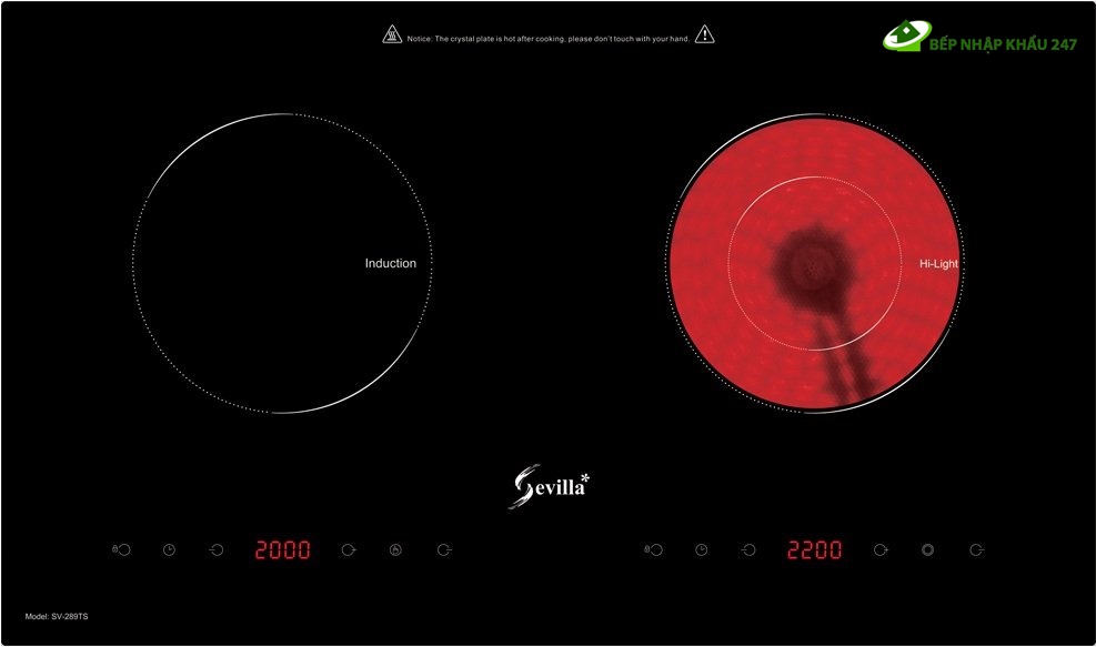 Bếp điện từ Sevilla SV-289TS
