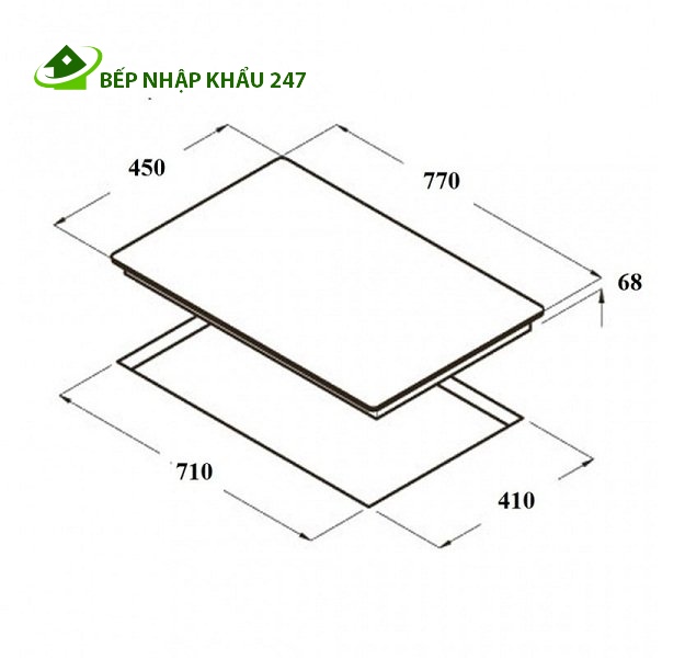 Bếp từ D'mestik NA772 IB (ES828 DKI)