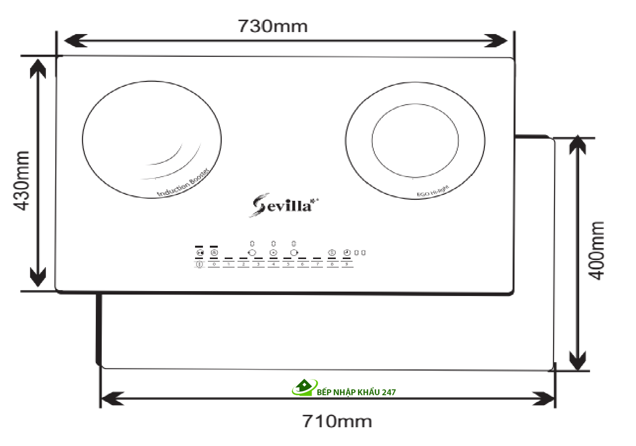 BẾP ĐIỆN TỪ SEVILLA SV-73IC