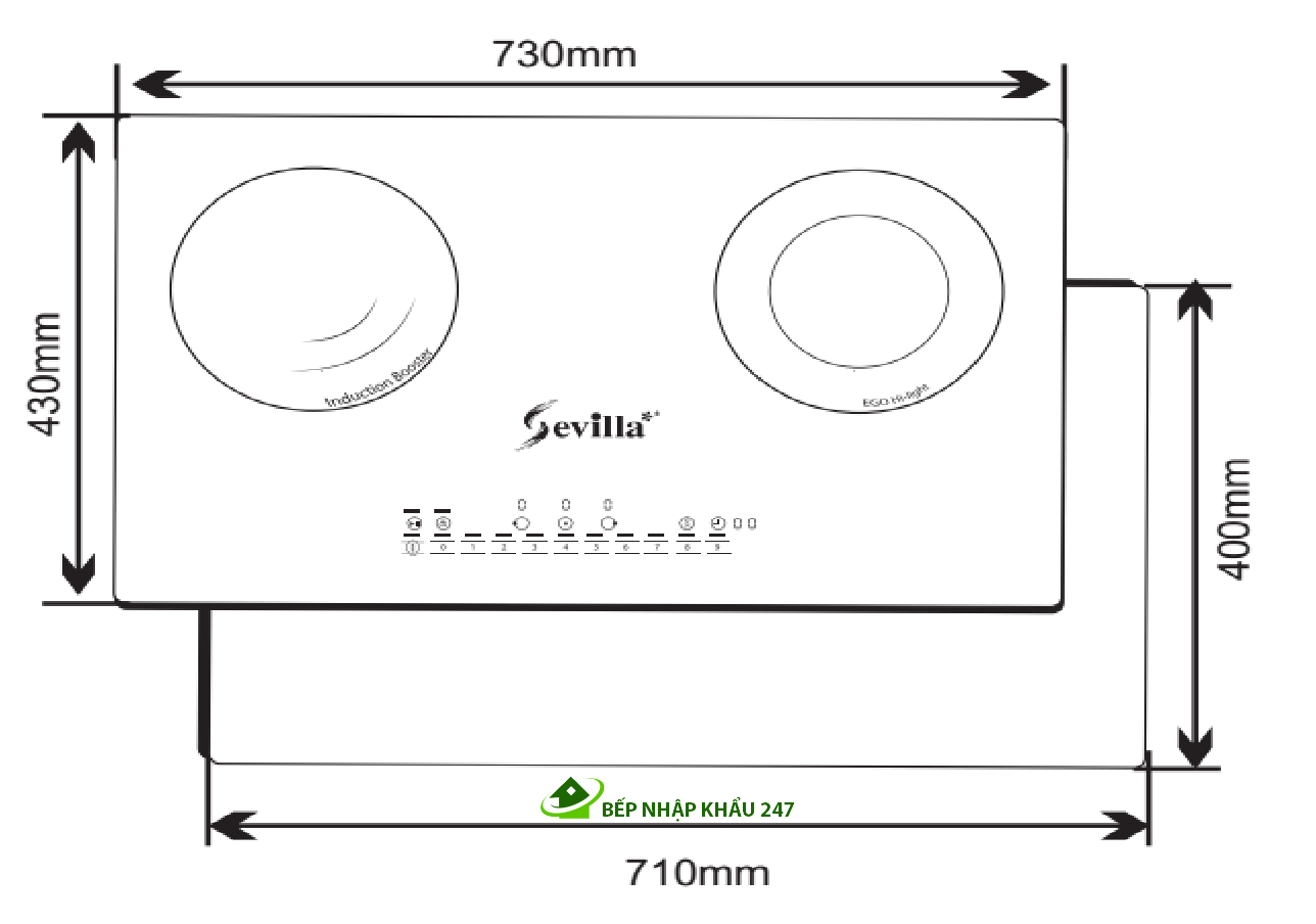 BẾP TỪ SEVILLA SV-838II