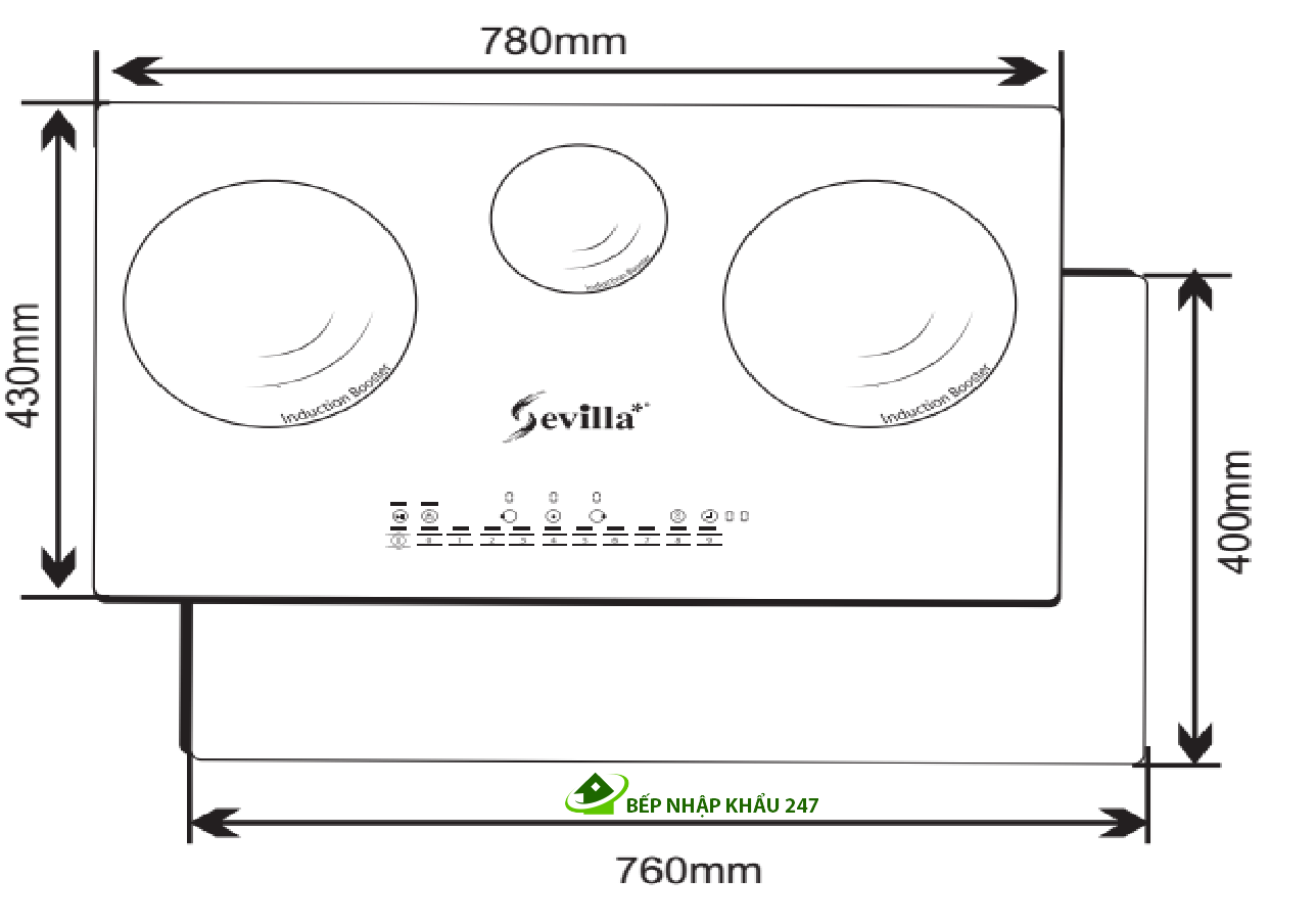 BẾP ĐIỆN TỪ SEVILLA SV-213IH