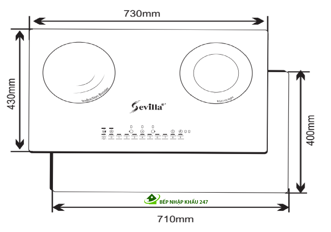 BẾP TỪ SEVILLA SV-202II