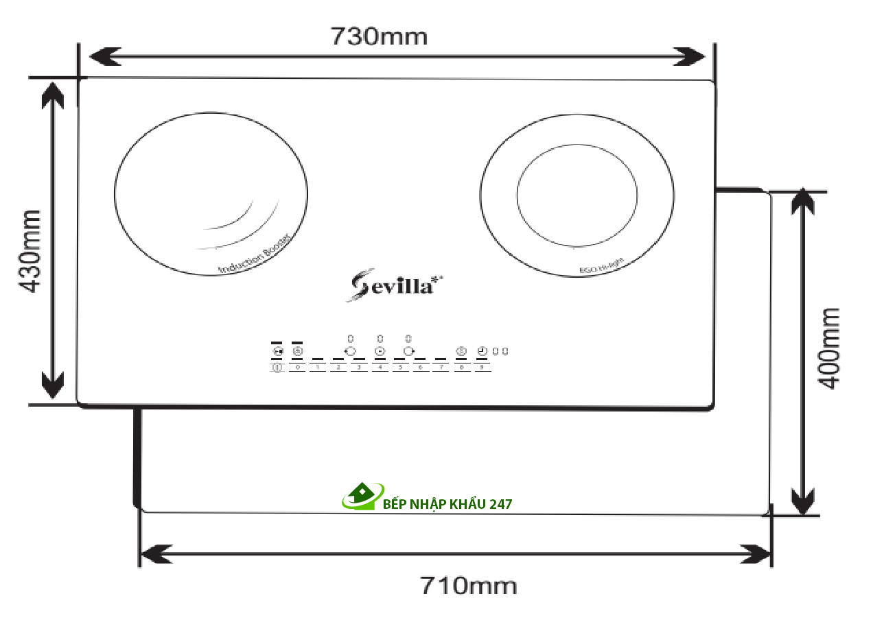 BẾP TỪ SEVILLA SV-93II