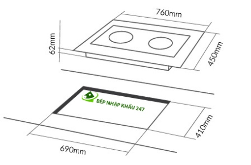 BẾP KẾT HỢP EUROSUN EU-TE887G