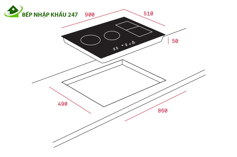 BẾP TỪ TEKA IRF 9480 TFT TABLET