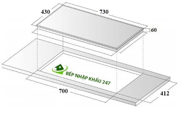 Bếp điện từ Eurosun EU- TE703PLUS