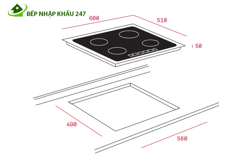 BẾP ĐIỆN TEKA TB 6415