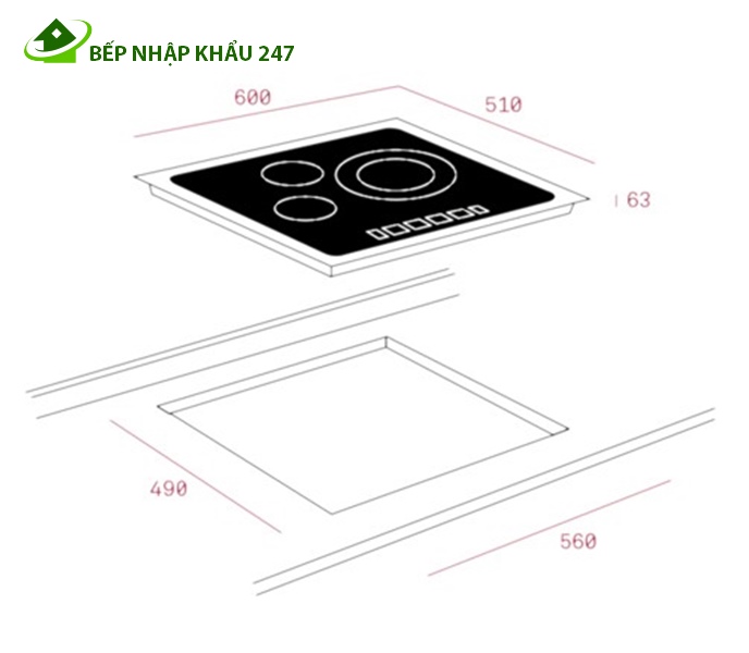 BẾP ĐIỆN TEKA TR 6320