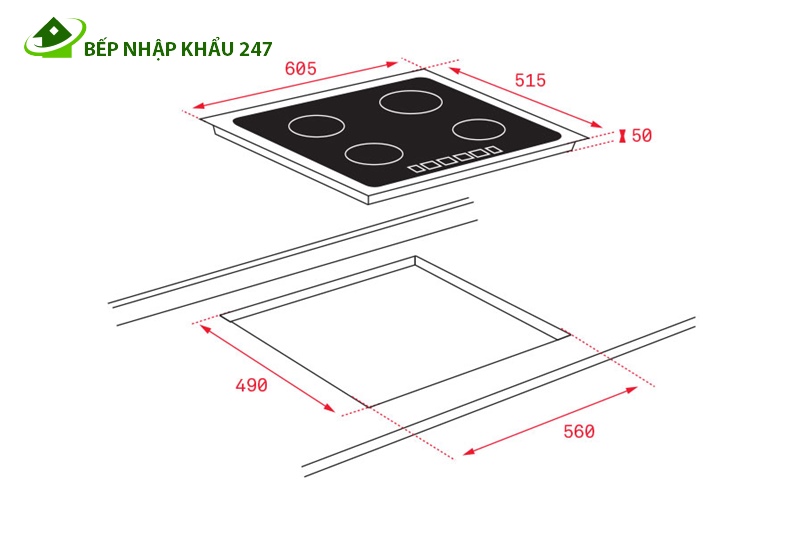 BẾP TỪ TEKA IT 6350 iKNOB