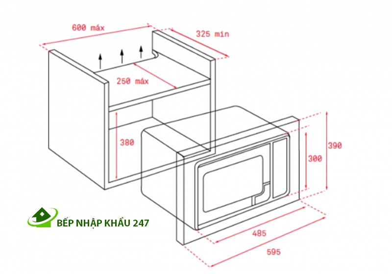 LÒ VI SÓNG TEKA ML 820 BIS