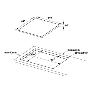 Bếp từ Hafele HC-IF77A