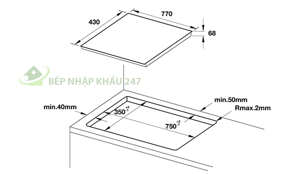 Bếp từ Hafele HC-IF77A