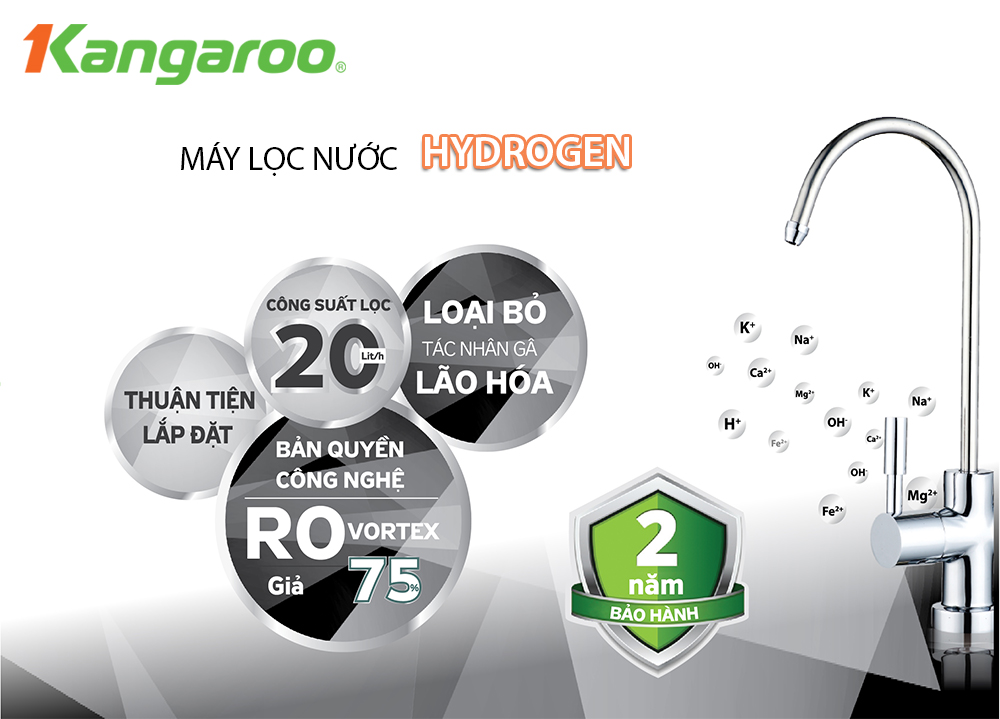 Máy lọc nước Kangaroo Hydrogen KG100HG