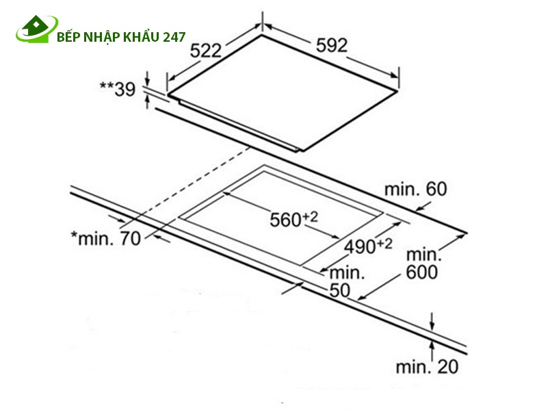 BẾP ĐIỆN BOSCH PKK611B17E