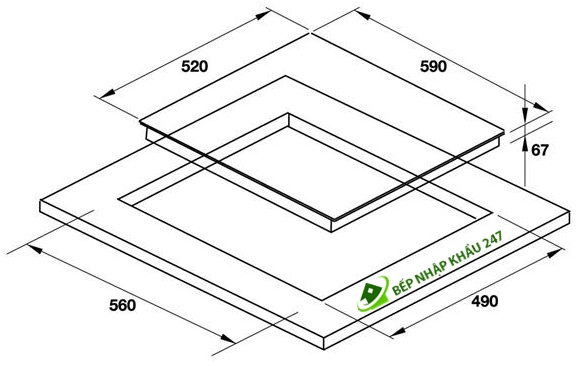 Bếp điện Hafele HC-R603B