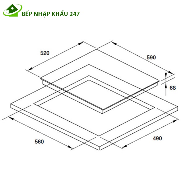 Bếp từ Hafele HC-I603C