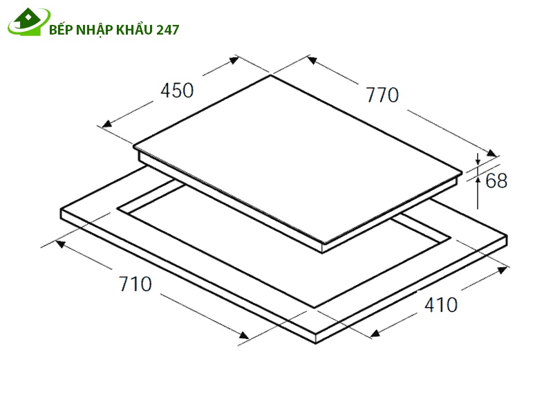 Bếp từ Hafele HC-I773C