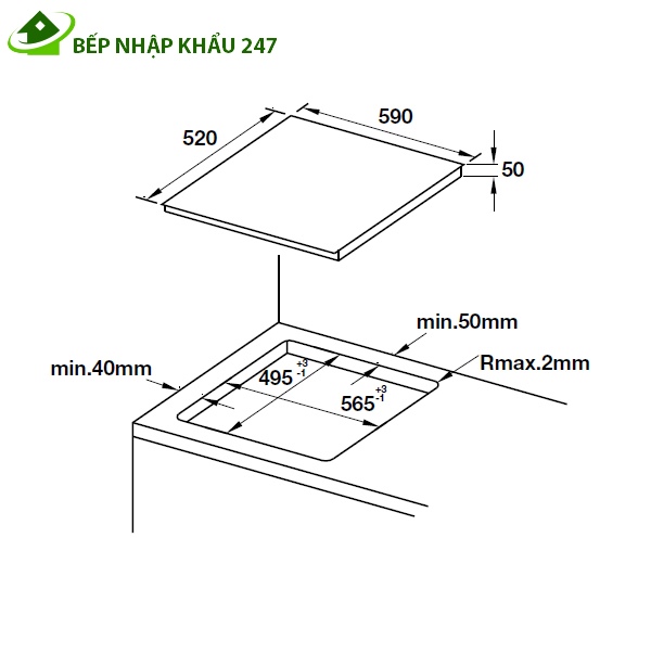 Bếp từ Hafele HC-IF60A