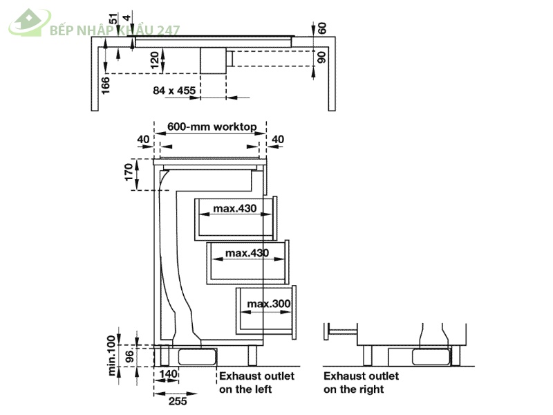 Bếp điện từ kết hợp hút mùi Hafele HC-IHH80A