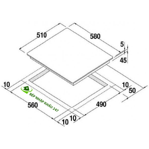 Bếp từ Hafele HC-I604A