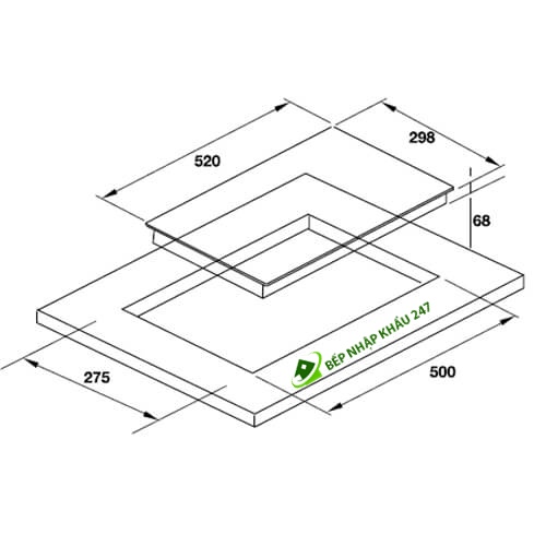 Bếp điện từ Hafele HC-M772A