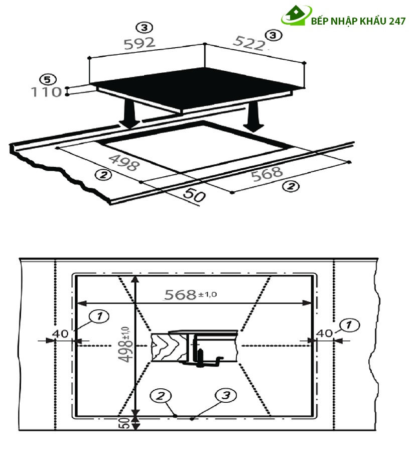 Bếp từ 3 Zegu ZC-30I