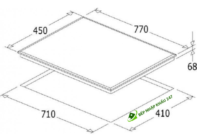 Bếp điện từ Hafele HC-M773A