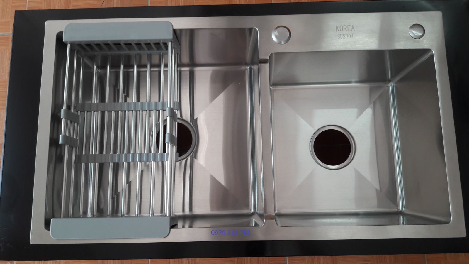 CHẬU RỬA BÁT INOX SUS 304 KOREA