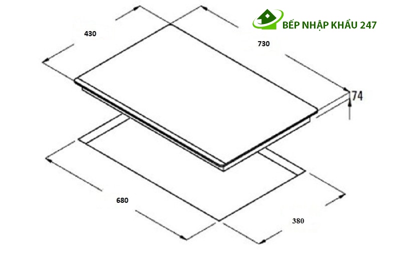 Bếp từ TOPY TP-1368S