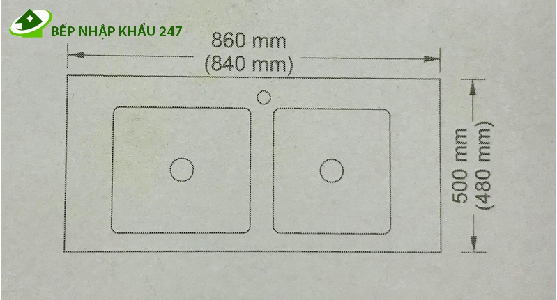 Chậu kính cao cấp TOPY 8650HK