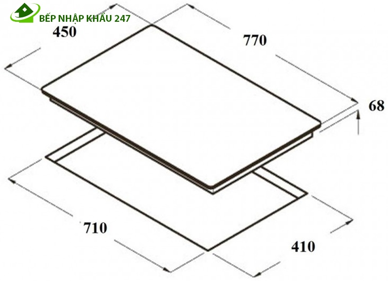 Bếp điện từ D'mestik ES838 DKT