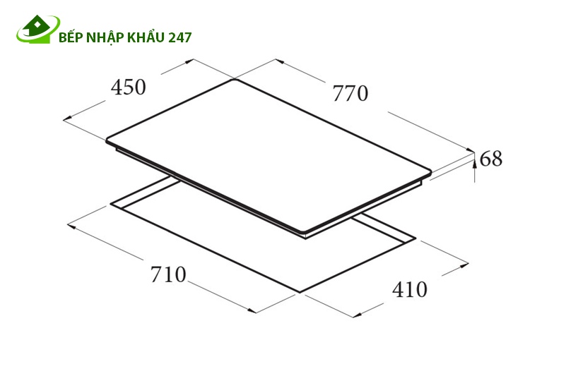 BẾP ĐIỆN CATA TCD 772