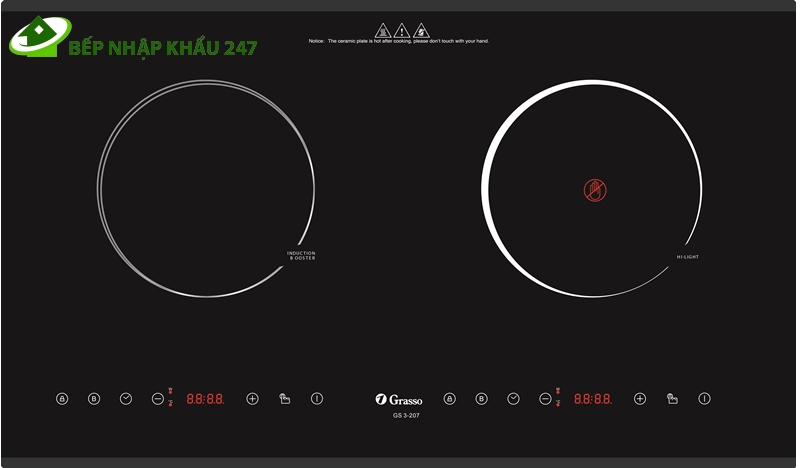 BẾP ĐIỆN TỪ GRASSO GS 3-207