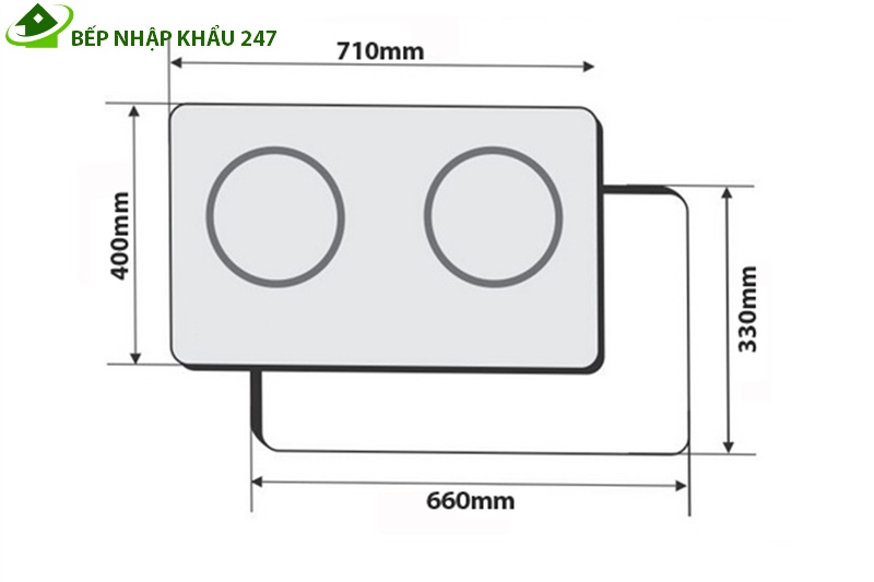 Bếp điện từ FASTER FS 2SIR