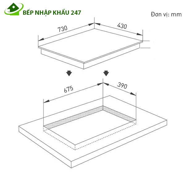 Bếp từ Grasso GS 68IH