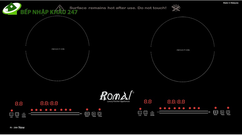 Bếp từ Romal RI-26M