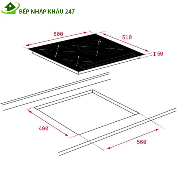 BẾP TỪ TEKA IZ 6320 WHITE