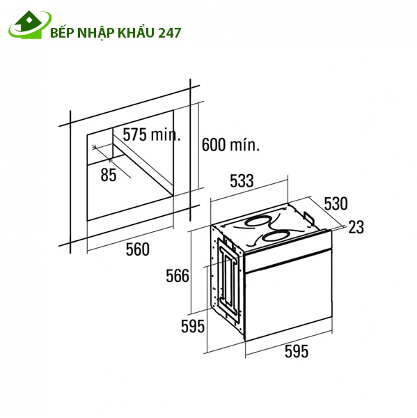 Lò nướng CATA ME 7107