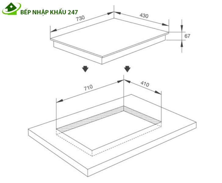 Bếp từ Binova BI-101-SP