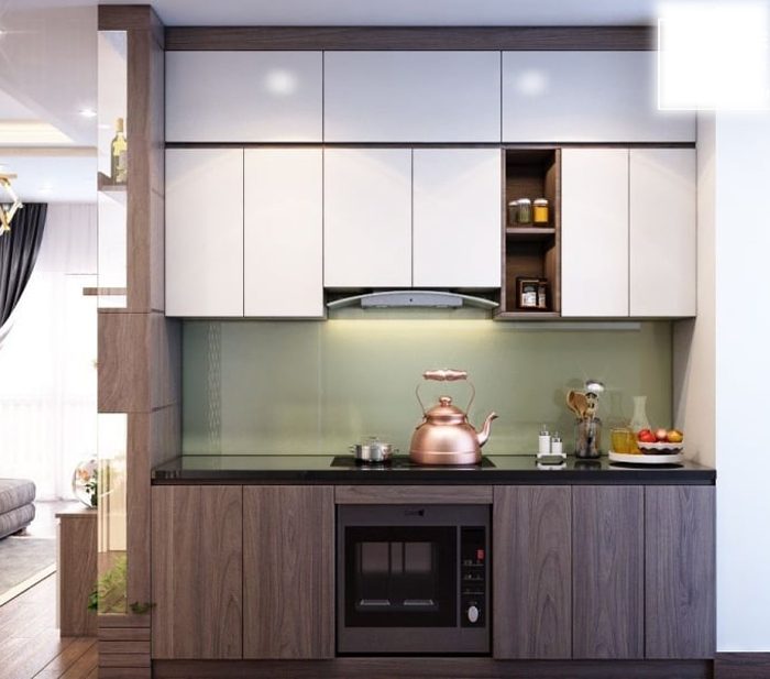 Tủ Bếp Melamine chữ I