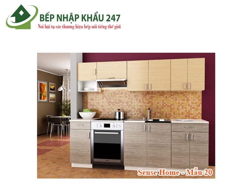 Tủ bếp Laminate chữ I