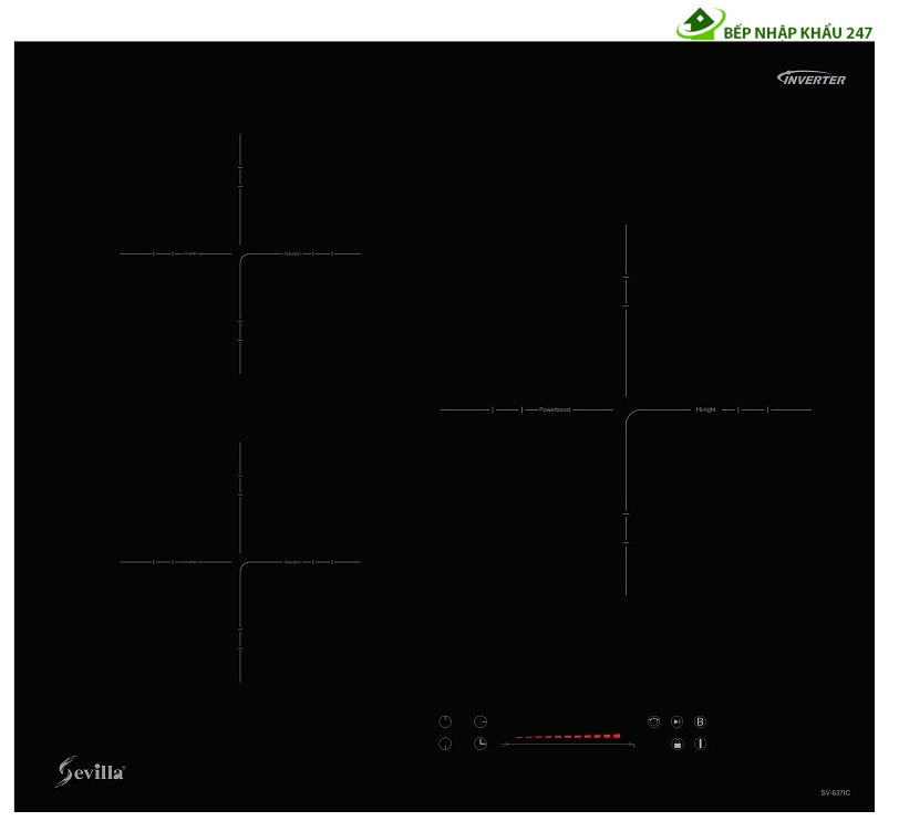 Bếp từ Sevilla SV-637II