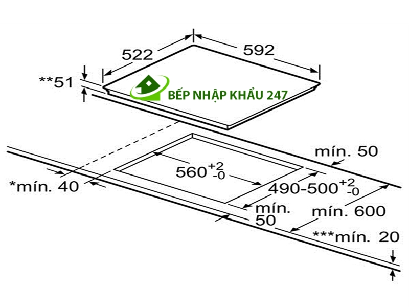 Bếp từ Bosch PIJ651FC1E