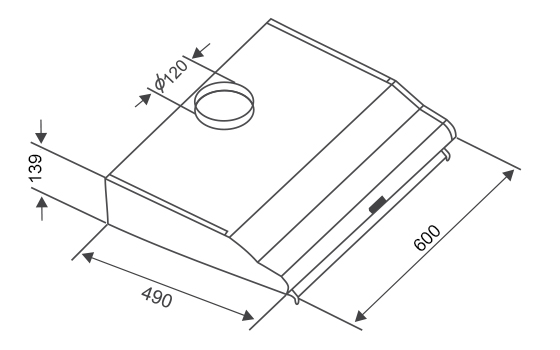 Hút mùi Canzy CZ-2060B